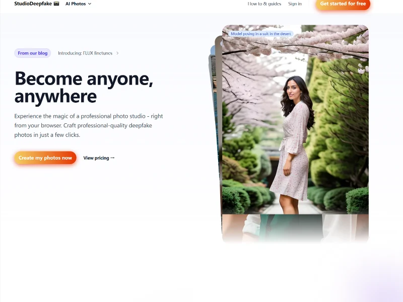 Discovering StudioDeepfake: Revolutionizing Photography with AI Tools