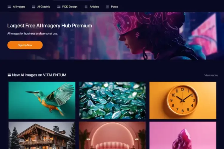‌Discover Vitalentum: Your Gateway to Stunning AI-Generated Images for Business and Personal Use‌