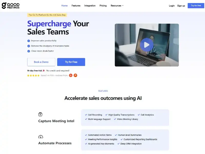 ‌The Ultimate Guide to GoodMeetings: Boost Sales Productivity with AI-Powered Meeting Tools‌