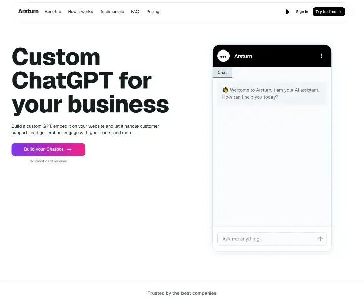 Arsturn-Instantly-Create-Custom-ChatGPT-Chatbots-for-Your-Website-Boost-Engagement-Conversions