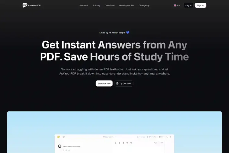 Revolutionary PDF AI Chat App Delivers 100x Faster Insights: Inside AskYourPDF’s Game-Changing Features