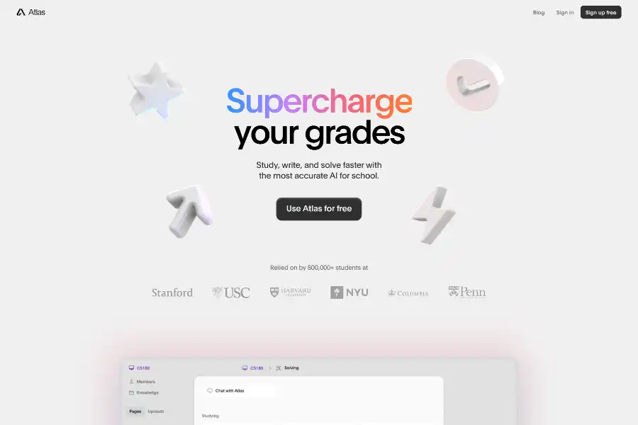 Discover Atlas: 7 Powerful Reasons Why 800,000+ Students Trust This School AI Assistant to Skyrocket Their Grades