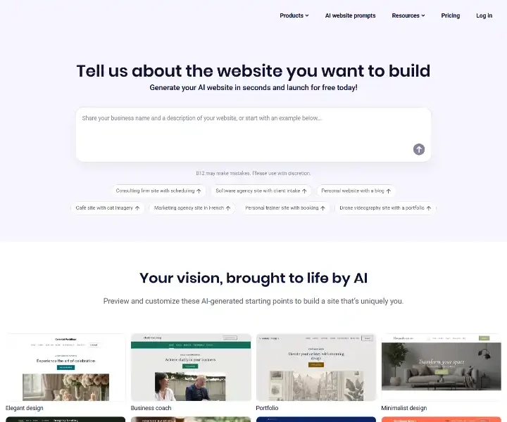 B12-The-easiest-AI-website-builder