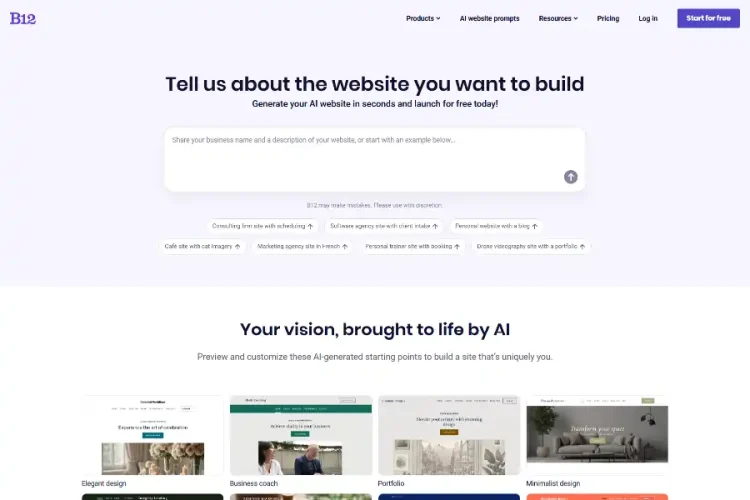Unlocking Unmatched Efficiency: How B12’s AI-Powered Website Builder Transforms Web Development in 3 Easy Steps