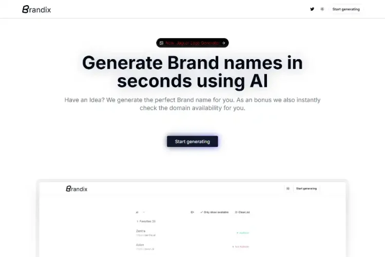 Revolutionizing Brand Identity: How Brandix’s AI Generates 10,000+ Perfect Names in Seconds