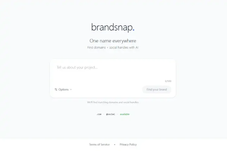 Brandsnap.ai: The AI-Powered Domain & Social Handle Generator That Turns Naming into a Growth Lever