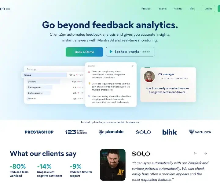 ClientZen-Beyond-customer-feedback-analytics