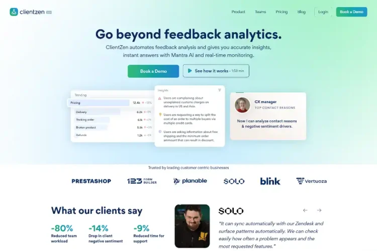 ClientZen: Revolutionizing Customer Feedback Analytics