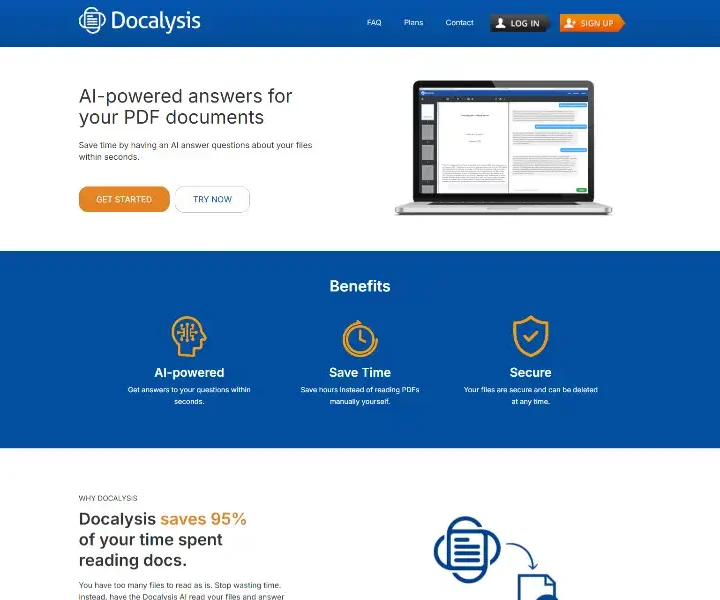 Docalysis-AI-chat-with-your-PDF-files-