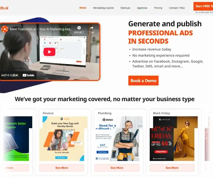 FusionOS-FusionAds-ai-AI-Generative-Advertising-platform-for-businesses-and-their-agencies