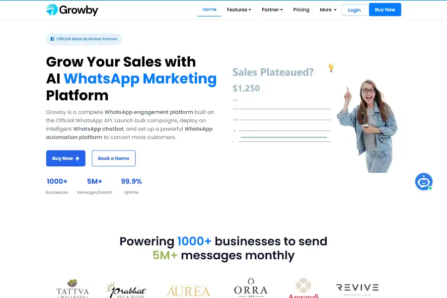 Skyrocket Your Sales by 300% with Growby—The 7-in-1 AI WhatsApp Marketing Powerhouse