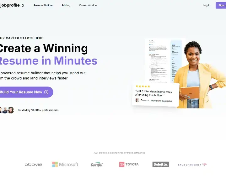 JobProfile-io-Free-resume-builder-digital-resume-in-minutes