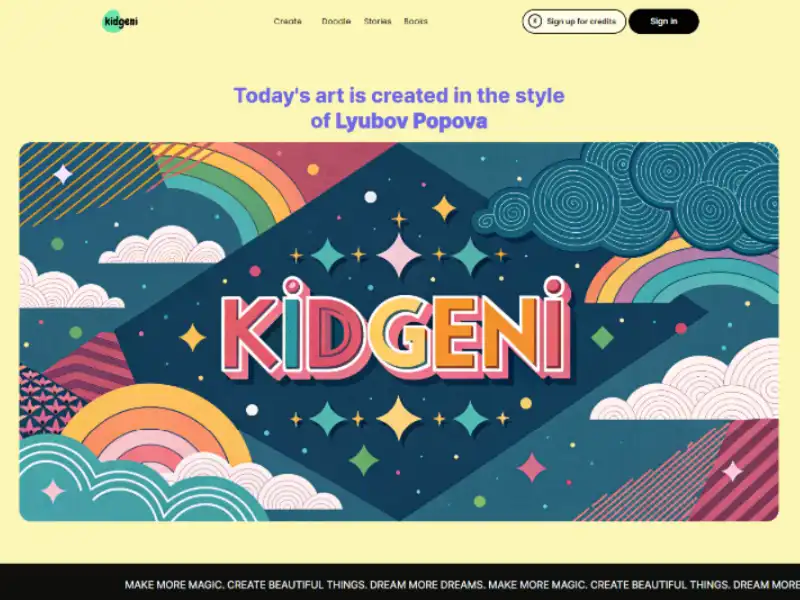 Exploring Kidgeni: A Creative Platform for Young Minds