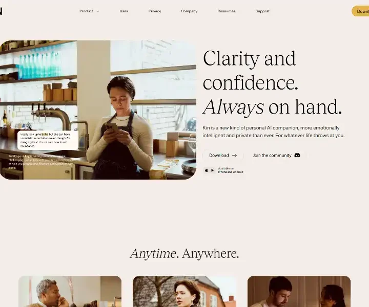 Kin-Private-and-Emotionally-Intelligent-Personal-AI