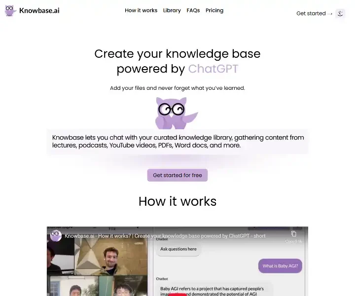 Knowbase-ai-Store-and-chat-with-your-knowledge-base