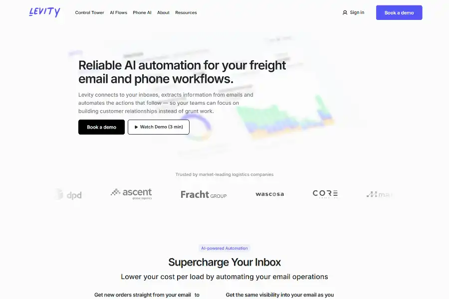 Levity: Deep-Dive Analysis of the AI-Powered Freight Email Automation Platform