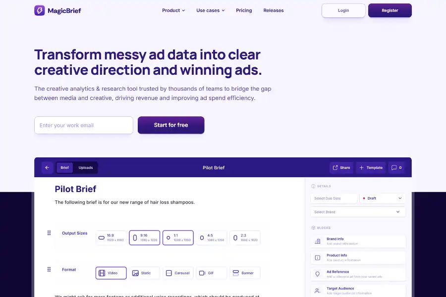 Unlock 5X Faster Winning Ads with MagicBrief—The Ultimate AI Creative Powerhouse Reviewed!