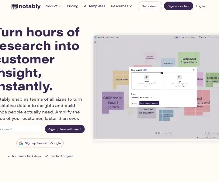 Notably-Synthesis-Platform-for-User-Research-