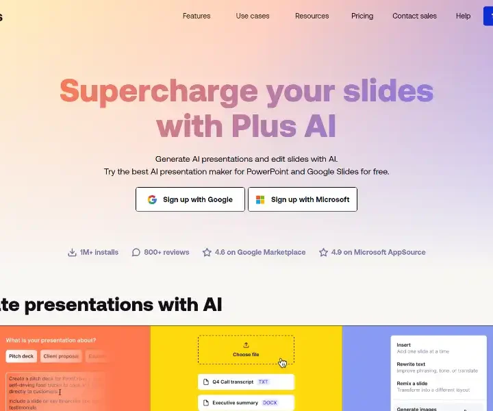 Plus-AI-presentation-maker-Stop-making-slides-the-old-way