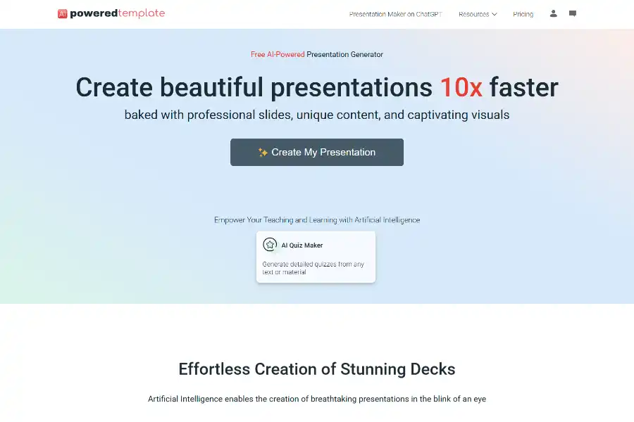 Revolutionary 50x Speed Boost: 7 Game-Changing Reasons PoweredTemplate AI Presentation Maker Transforms Your Ideas into Stunning Decks in Seconds