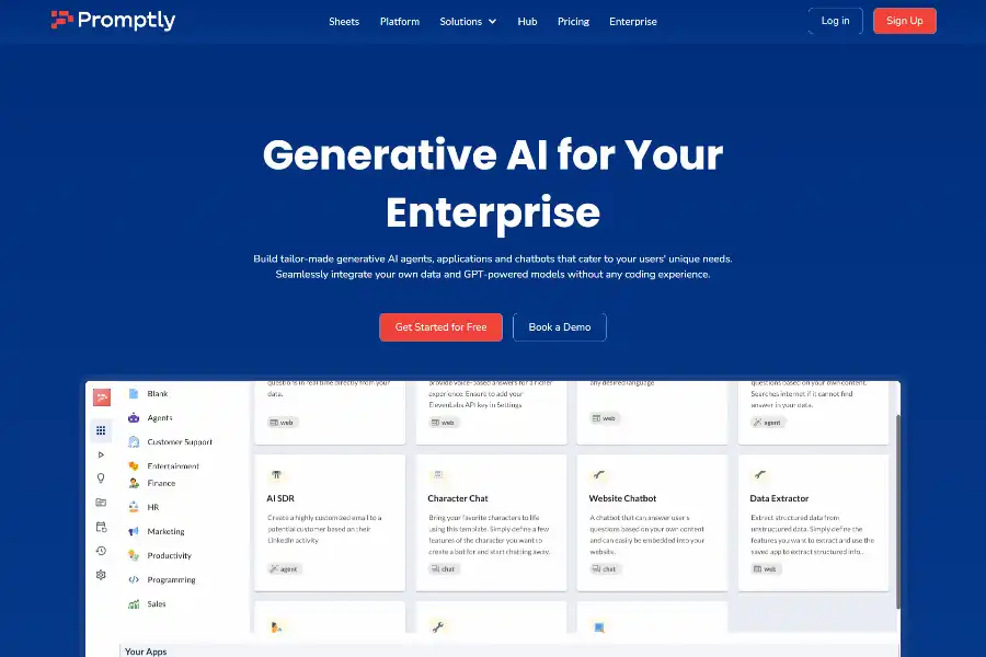 Promptly: The Definitive Guide to the No-Code Generative-AI Platform for Enterprises