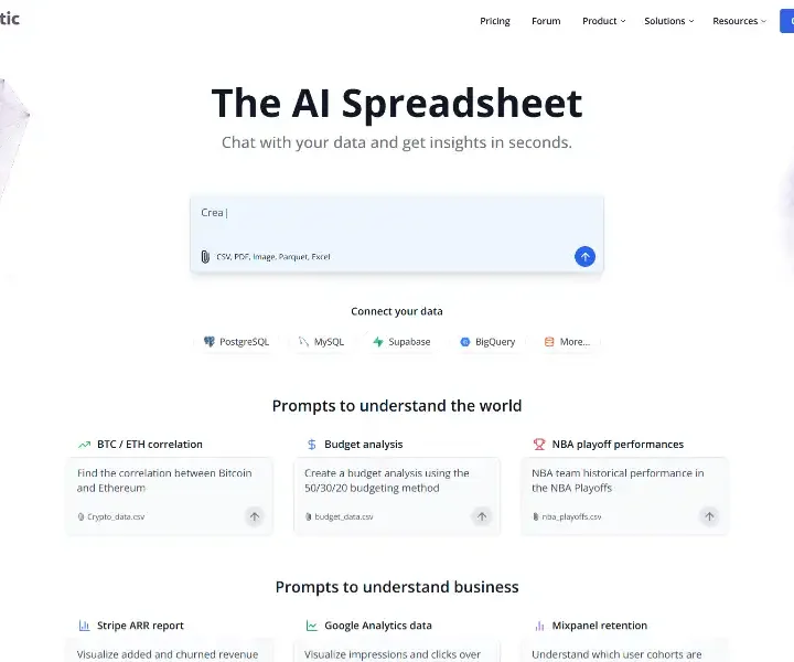 Quadratic-The-AI-Spreadsheet