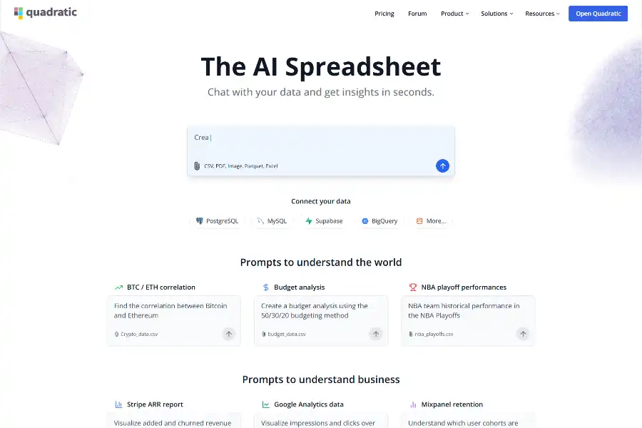7 Astonishing Reasons Why Quadratic’s AI-Powered Spreadsheet Is Exploding in 2025