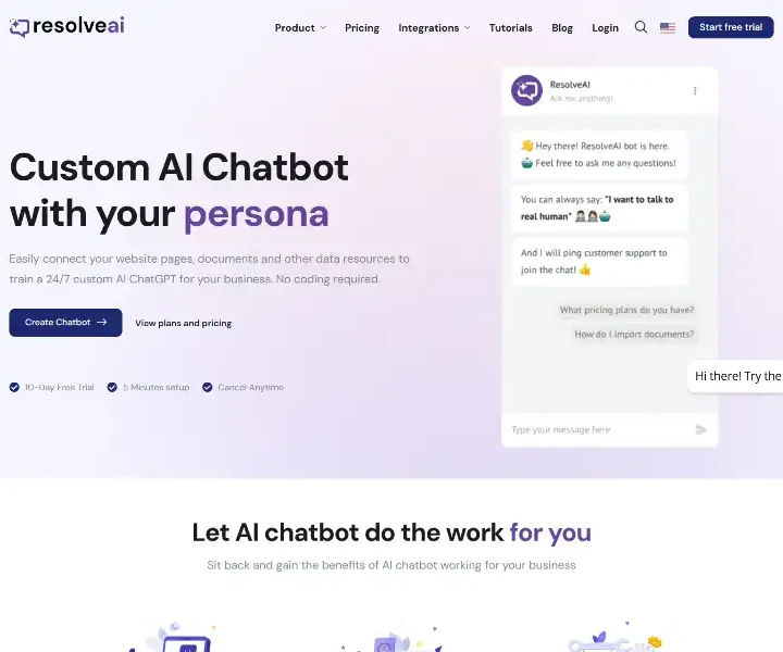 ResolveAI-AI-Chatbot-with-your-data-ResolveAI-AI-Chatbot-for-your-business