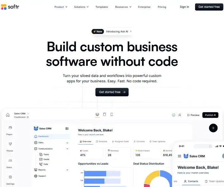 Softr-No-Code-App-Builder-No-Code-Application-Development-for-Portals-and-Web-Apps