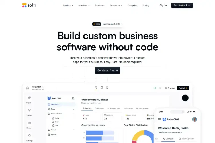 Revolutionary 10X Speed: Why Softr Is Dominating the No-Code App-Builder Arena in 2025