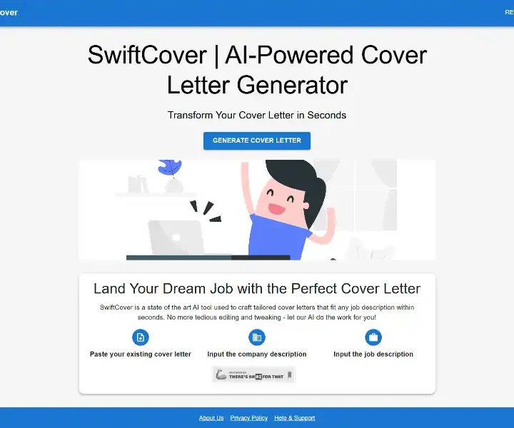 SwiftCover-AI-Cover-Letter-Tool