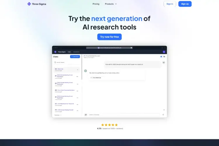 Revolutionary 4.7-Star Three Sigma Cuts Document Review Time by 90% — 7 Powerful Reasons Analysts Adore This AI Research Tool