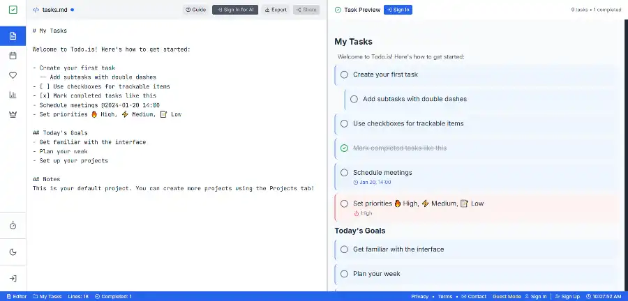 Todo.is: The Definitive Guide to AI-Driven Productivity and Project Management