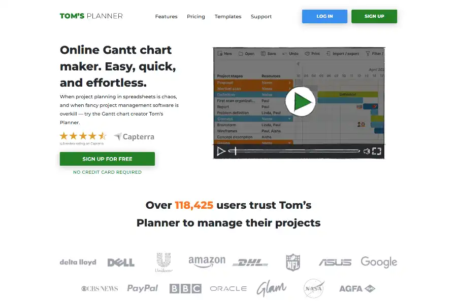 Tom’s Planner: The AI-Powered, Drag-and-Drop Gantt Chart Tool That Puts Project Planning in Everyone’s Hands