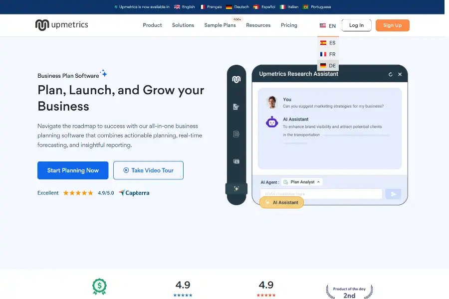 Unlock 7 Powerful Advantages with Upmetrics: The Ultimate AI-Powered Business Planning Revolution