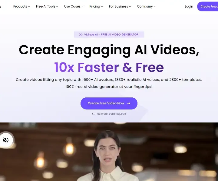 Vidnoz-AI-Create-FREE-AI-Videos-10X-Faster-Online