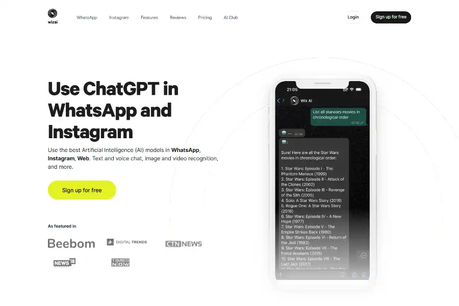 Revolutionary 10X Boost: How WizAI Unleashes ChatGPT-4 on WhatsApp & Instagram to Dominate Social Conversations