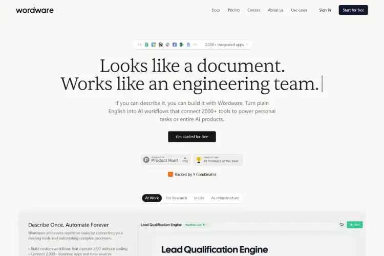 Revolutionary 2000+ AI-Native Integrations: How Wordware Transforms Human-AI Collaboration with Lightning-Fast Workflows