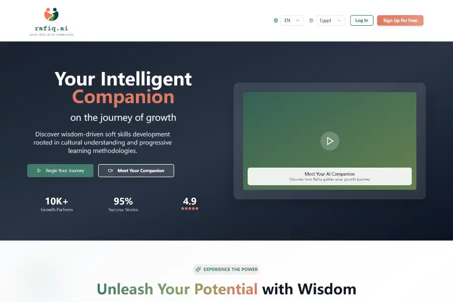 Unleash 5X Faster Growth with Rafiq.ai: The Culturally-Intelligent AI Companion Revolutionizing Soft-Skill Mastery in 2025