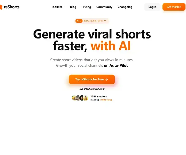 reShorts-Generate-Viral-Short-Fast-Growth-Your-Channels-on-Auto-Pilot