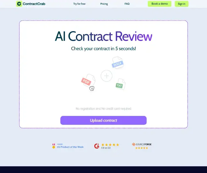 ContractCrab-Review-Contracts-with-AI-ContractCrab-Online-AI-Contract-Summarizer