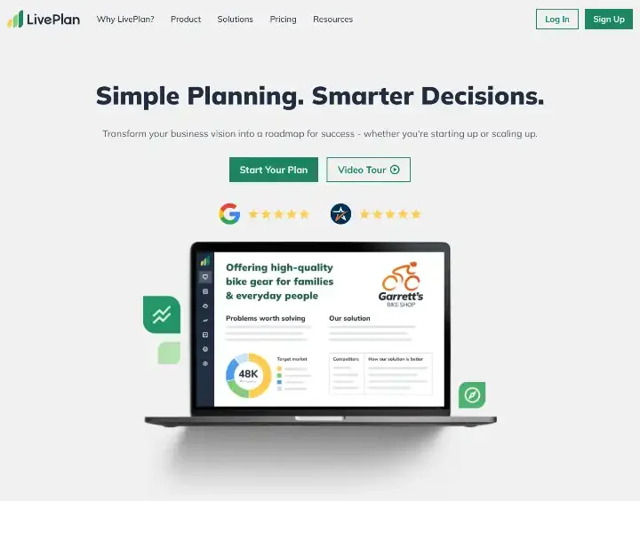 LivePlan-Business-Plan-Software-With-Performance-Tracking