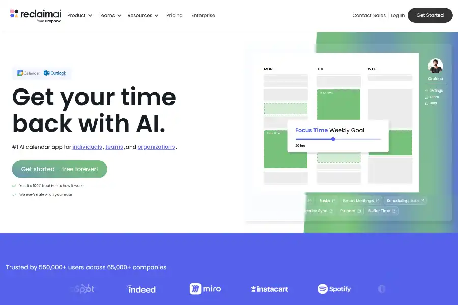 Reclaim.ai: 7 Powerful Ways This AI Scheduler Saves 40 % of Your Workweek and Super-Charges Work-Life Balance