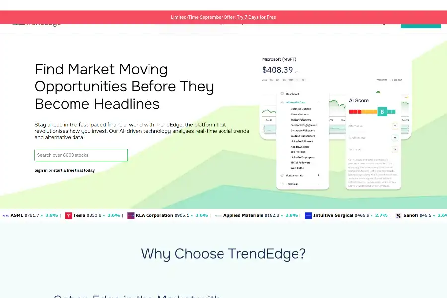 7 Powerful Ways TrendEdge.ai Delivers Explosive Market Insights in 2025