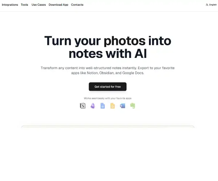 photes-AI-Note-Taker-Note-generator-from-images-docs-audio-Pixno
