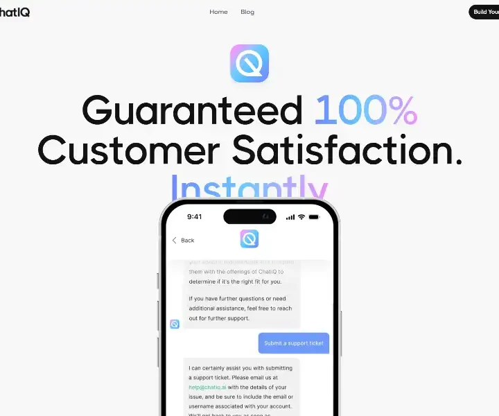 ChatIQ-AI-It-s-ChatGPT-AI-knowledge-base-system-for-your-business-Automated-Customer-Support-Ticketing