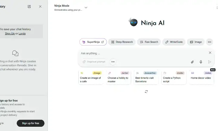 Ninja-AI-All-In-One-AI-Agent-For-Boundless-Productivity