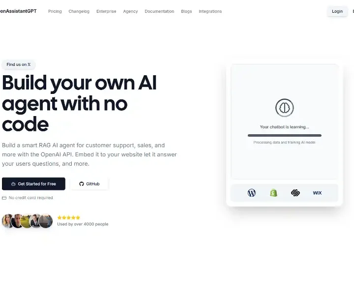 OpenAssistantGPT-The-complete-platform-to-build-your-AI-chatbot
