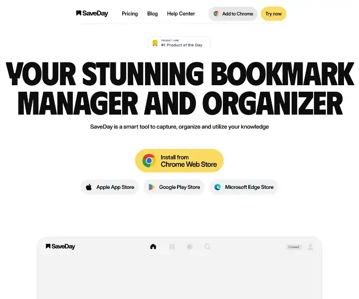 SaveDay-Your-stunning-bookmark-manager-and-organizer