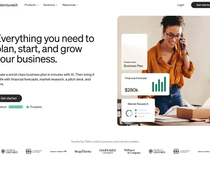 Venturekit-AI-Generated-Business-Plans